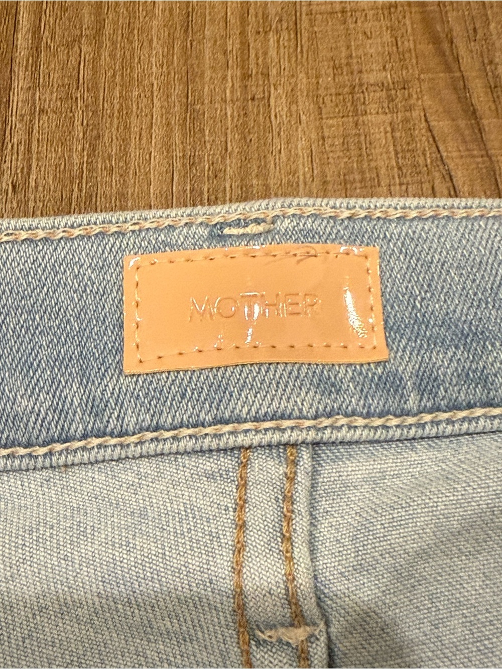 MOTHER The Wrapper Patch Springy Ankle High-Rise Jeans - Picture 7 of 8